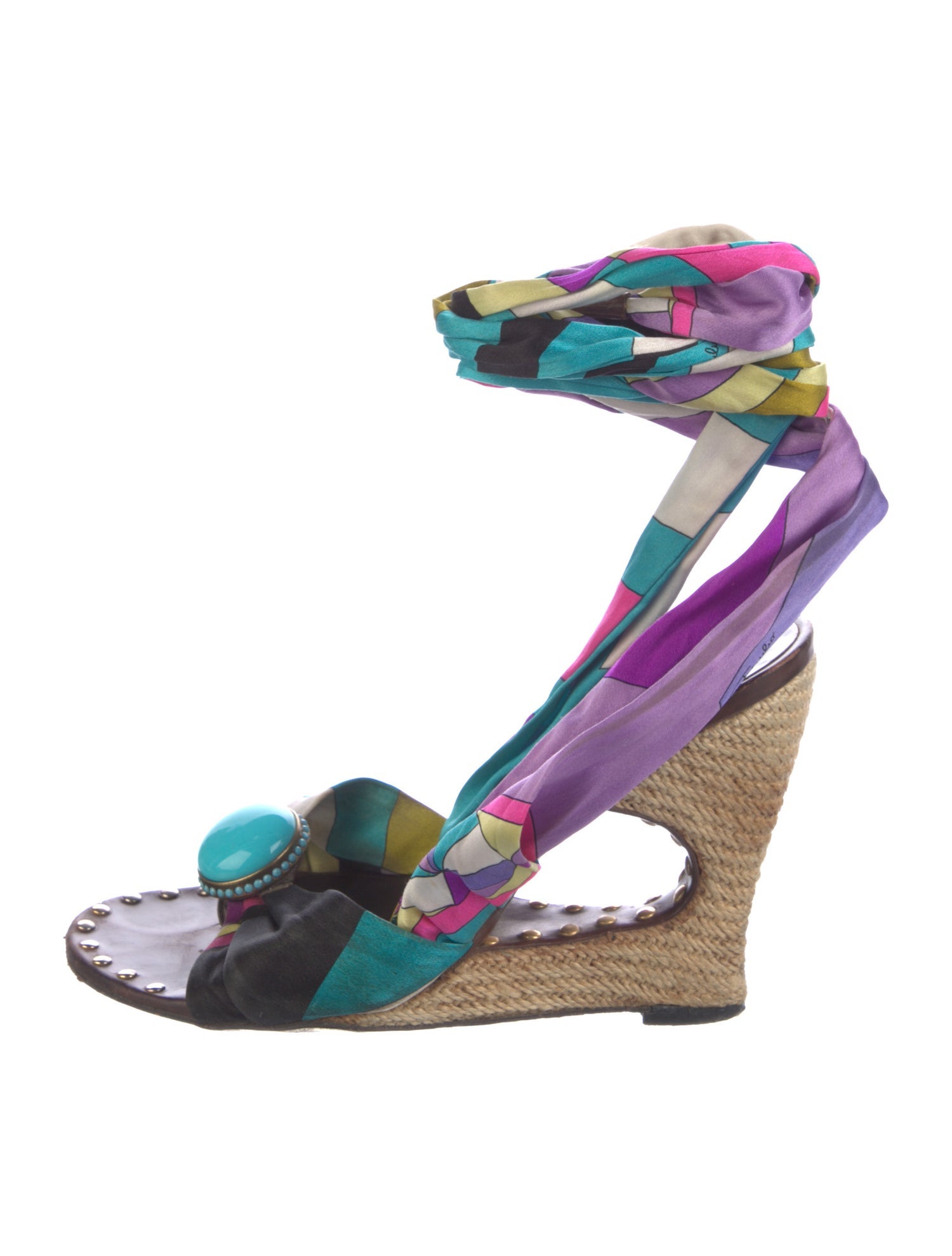 Emilio Pucci Printed Espadrilles