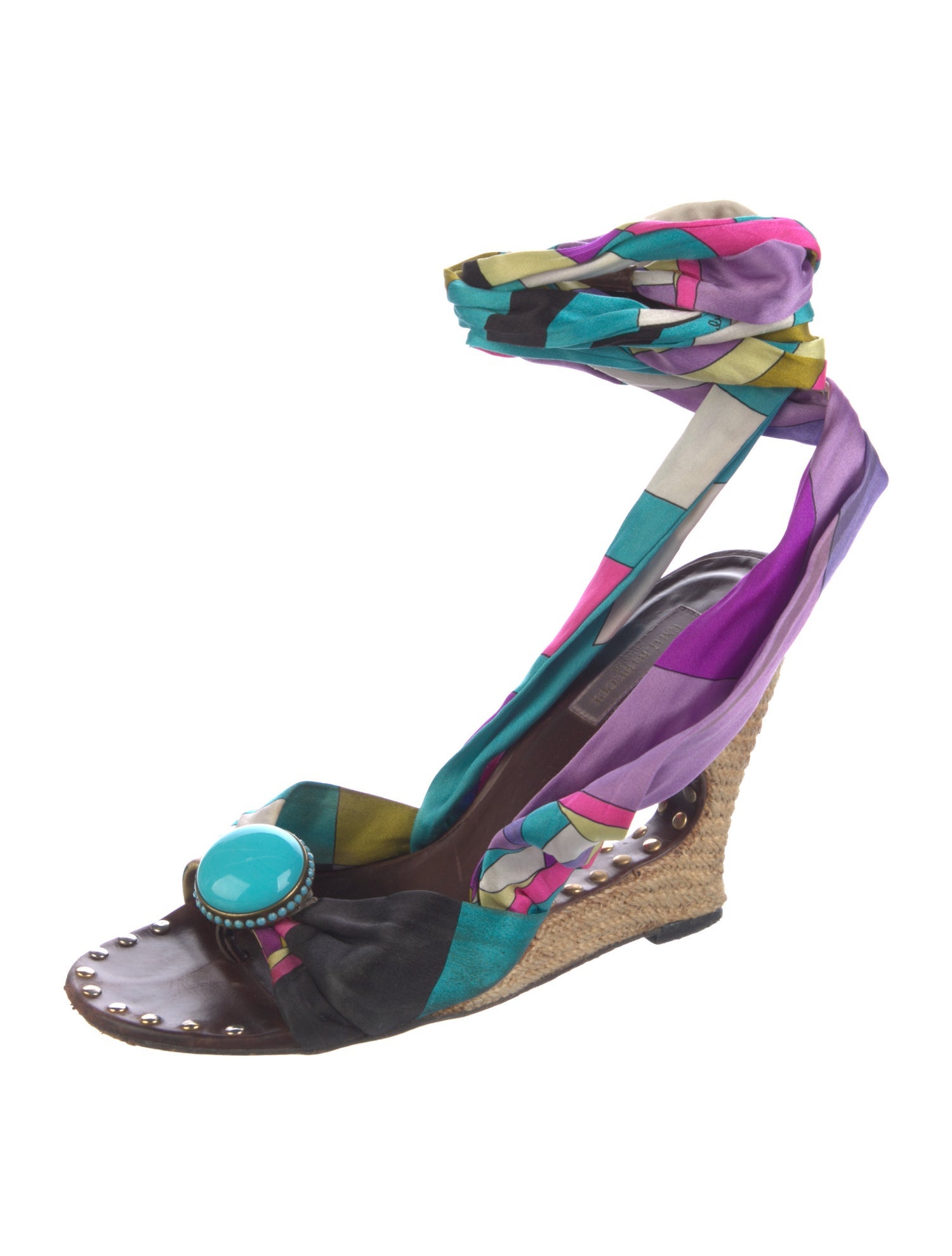 Emilio Pucci Printed Espadrilles
