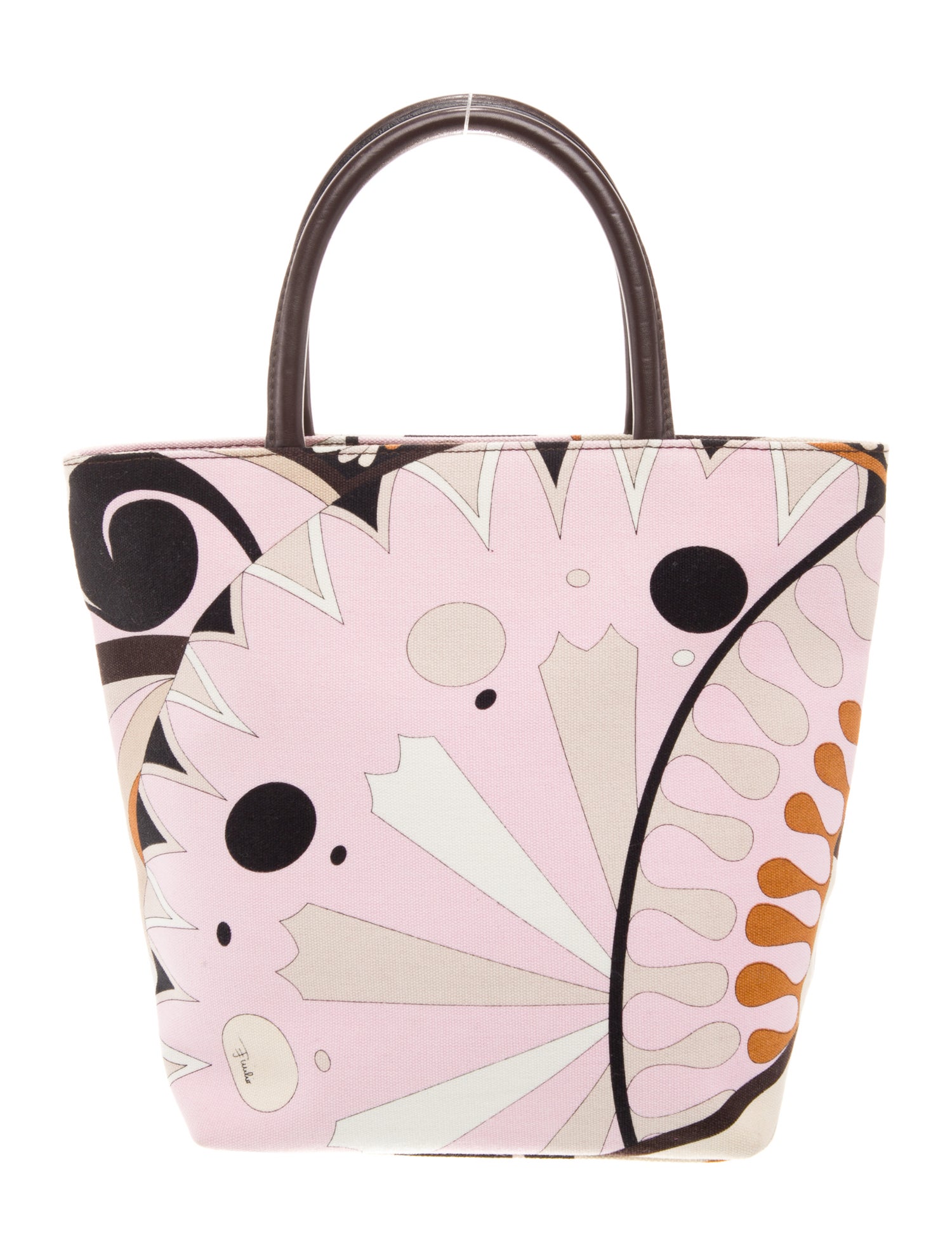 Emilio Pucci Canvas Bucket Bag