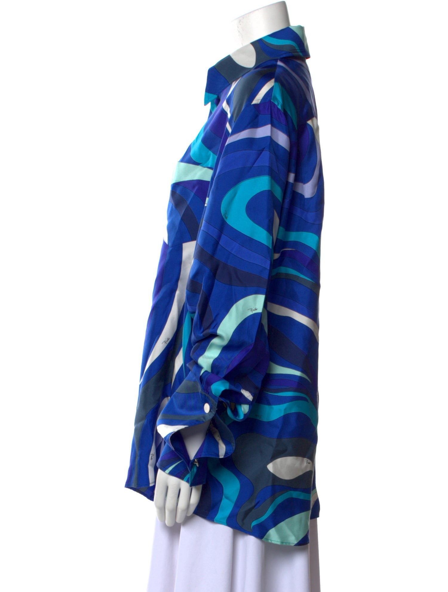 Emilio Pucci Printed Long Sleeve Tunic
