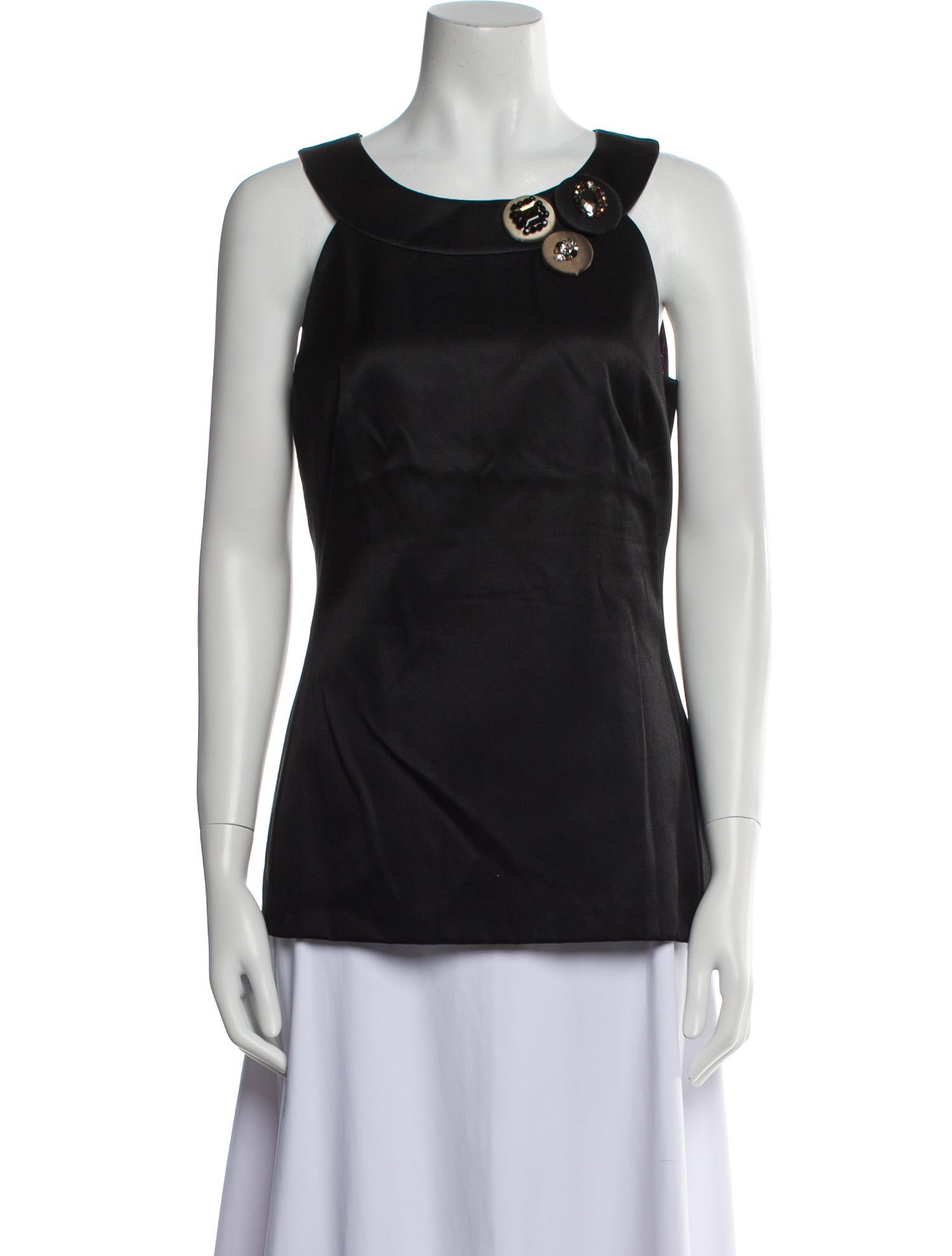 Emilio Pucci Scoop Neck Sleeveless Top