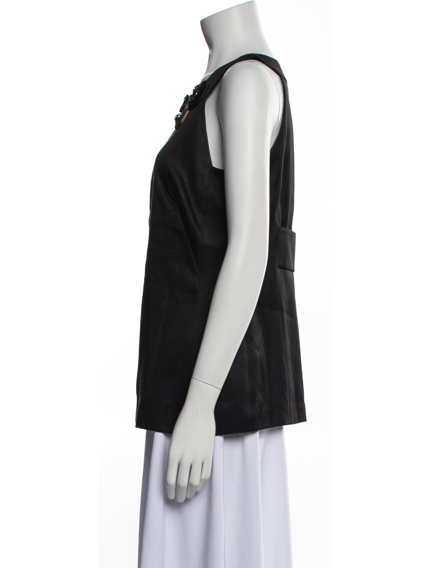 Emilio Pucci Scoop Neck Sleeveless Top