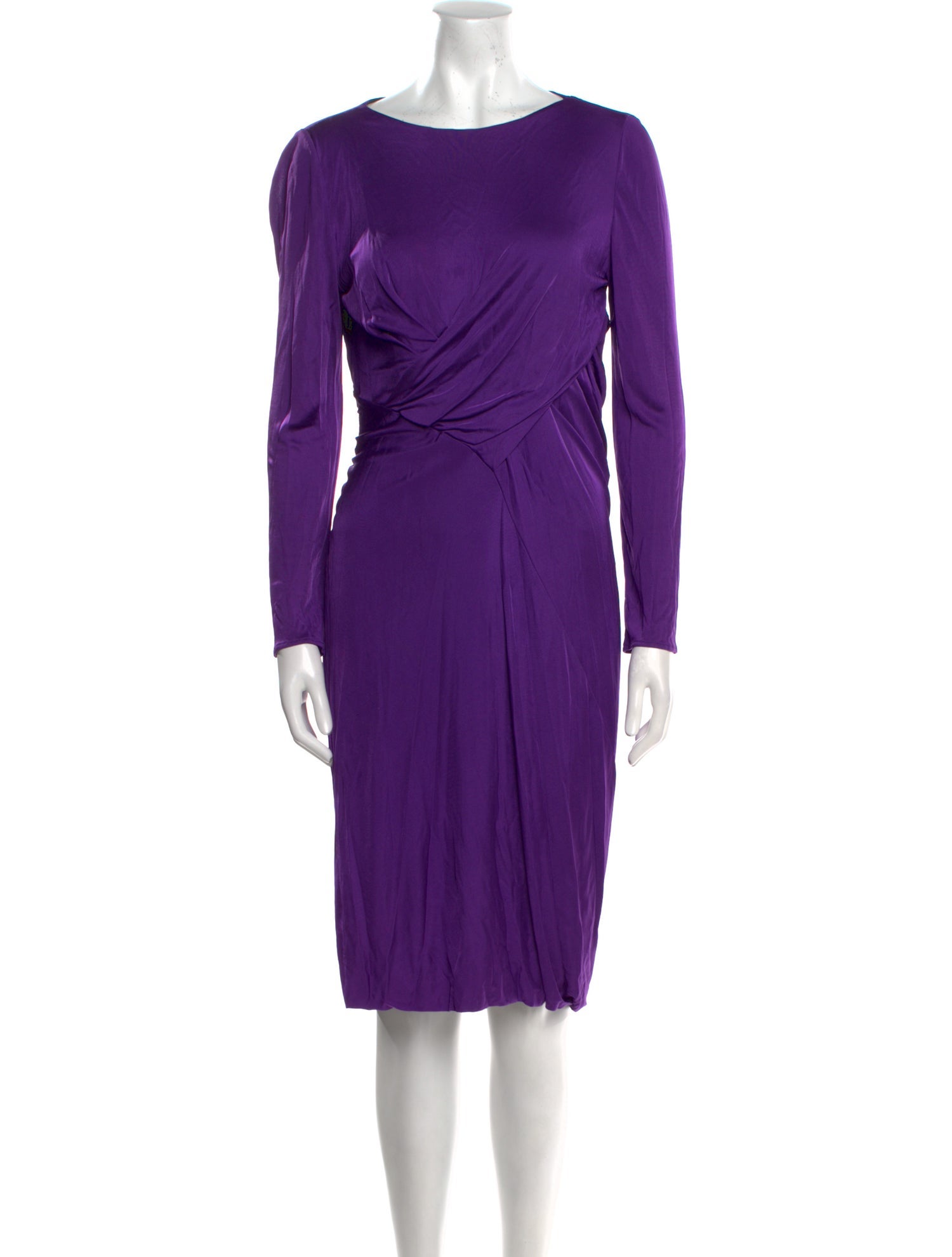 Emilio Pucci Bateau Neckline Knee-Length Dress