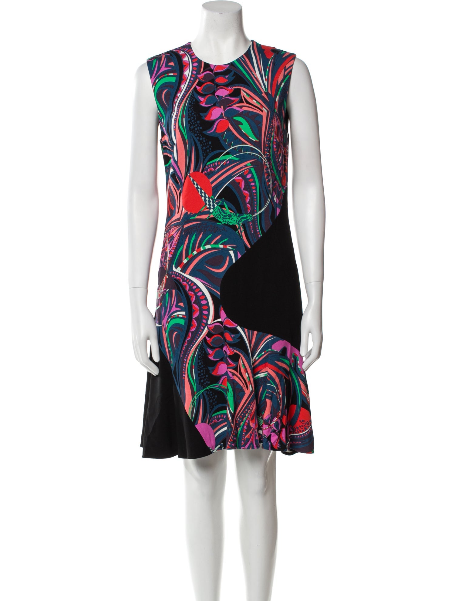 Emilio Pucci Printed Knee-Length Dress