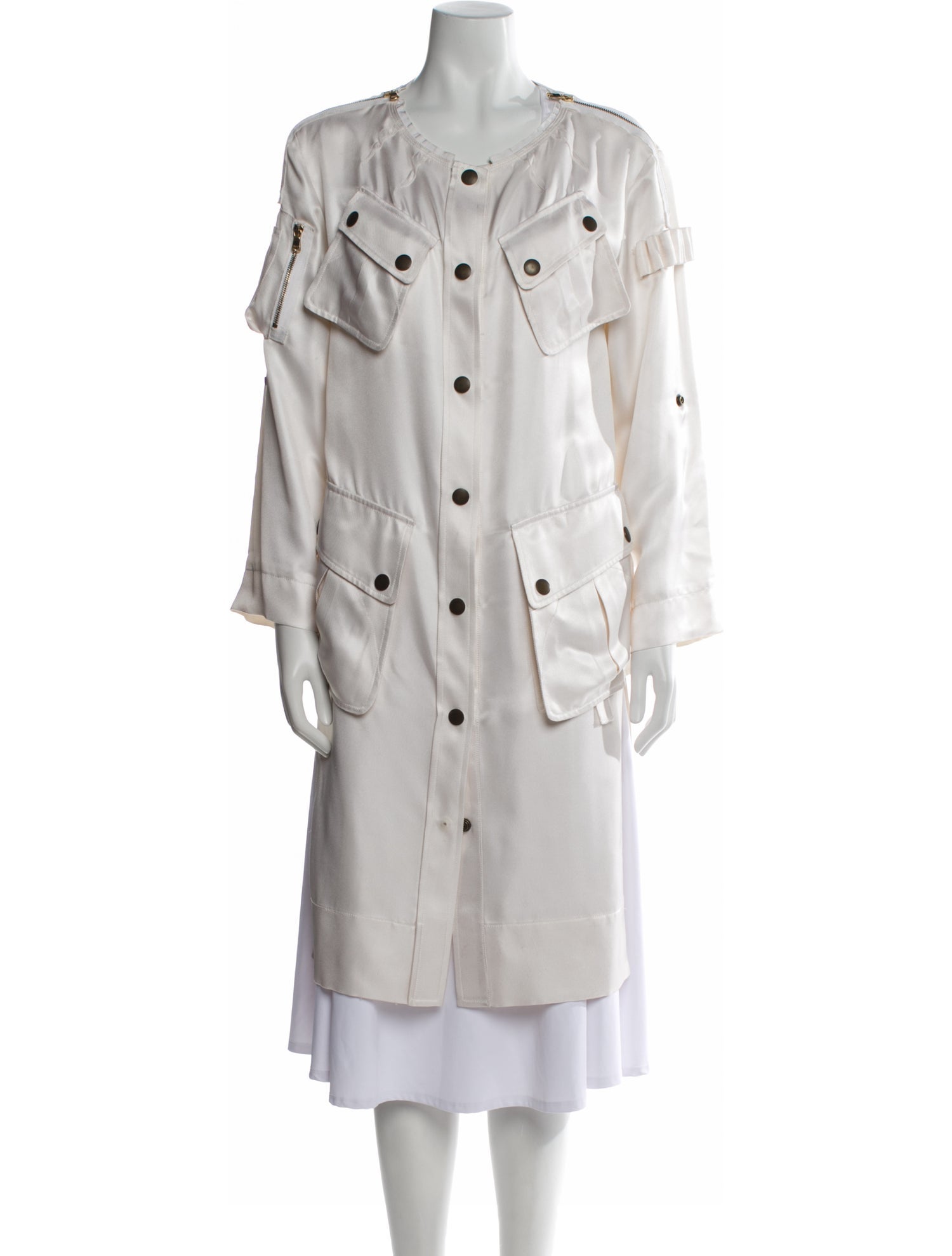 Emilio Pucci Silk Trench Coat