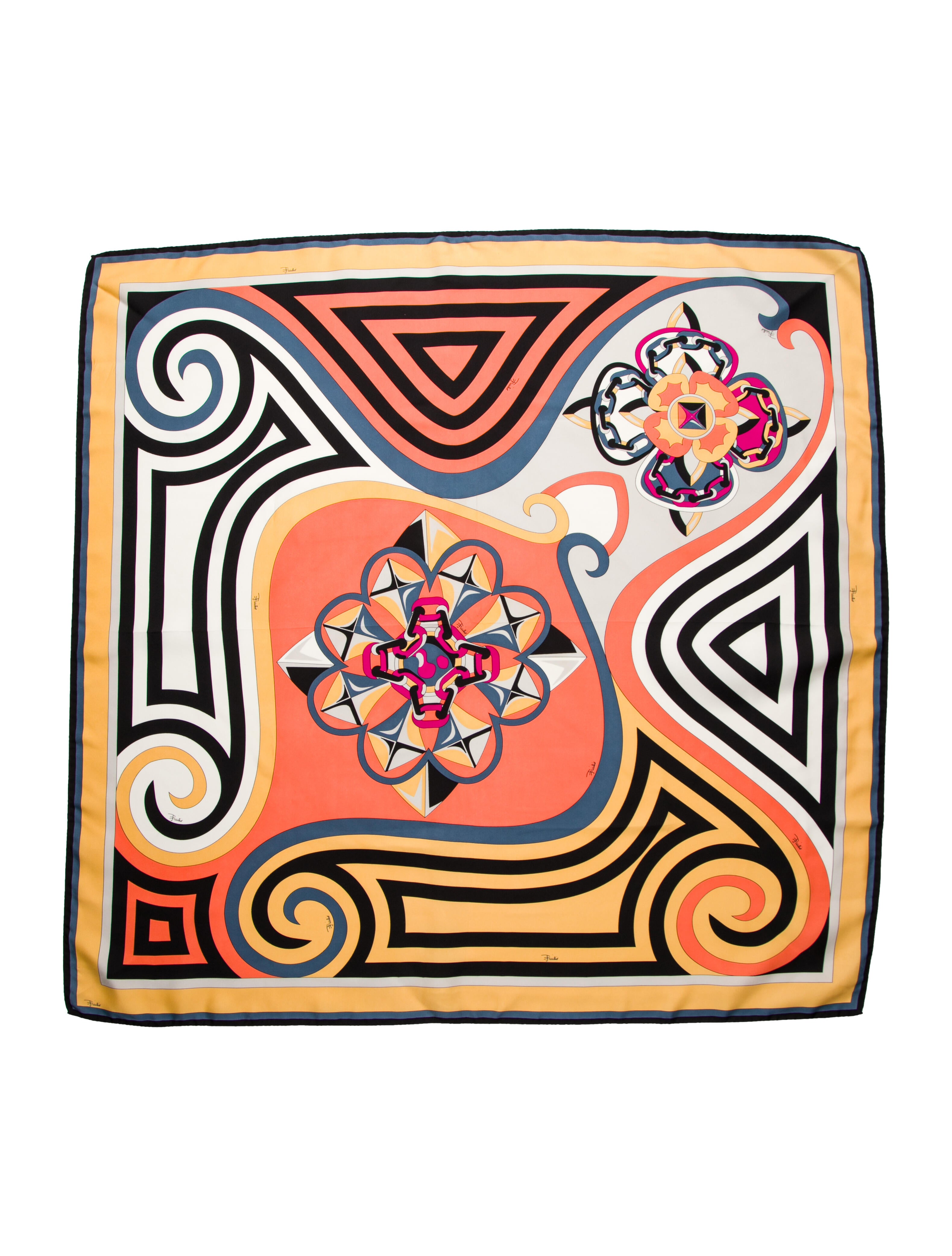 Emilio Pucci Silk Printed Scarf