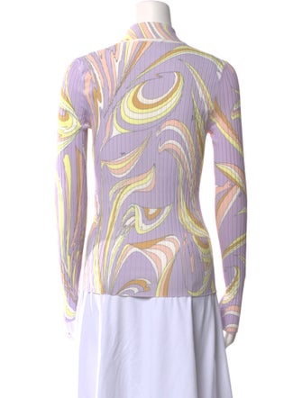 Emilio Pucci Silk Printed Button-Up Top