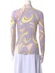 Emilio Pucci Silk Printed Button-Up Top