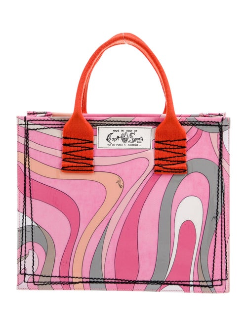 Emilio Pucci Canvas Top Handle Bag