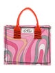 Emilio Pucci Canvas Top Handle Bag