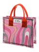 Emilio Pucci Canvas Top Handle Bag