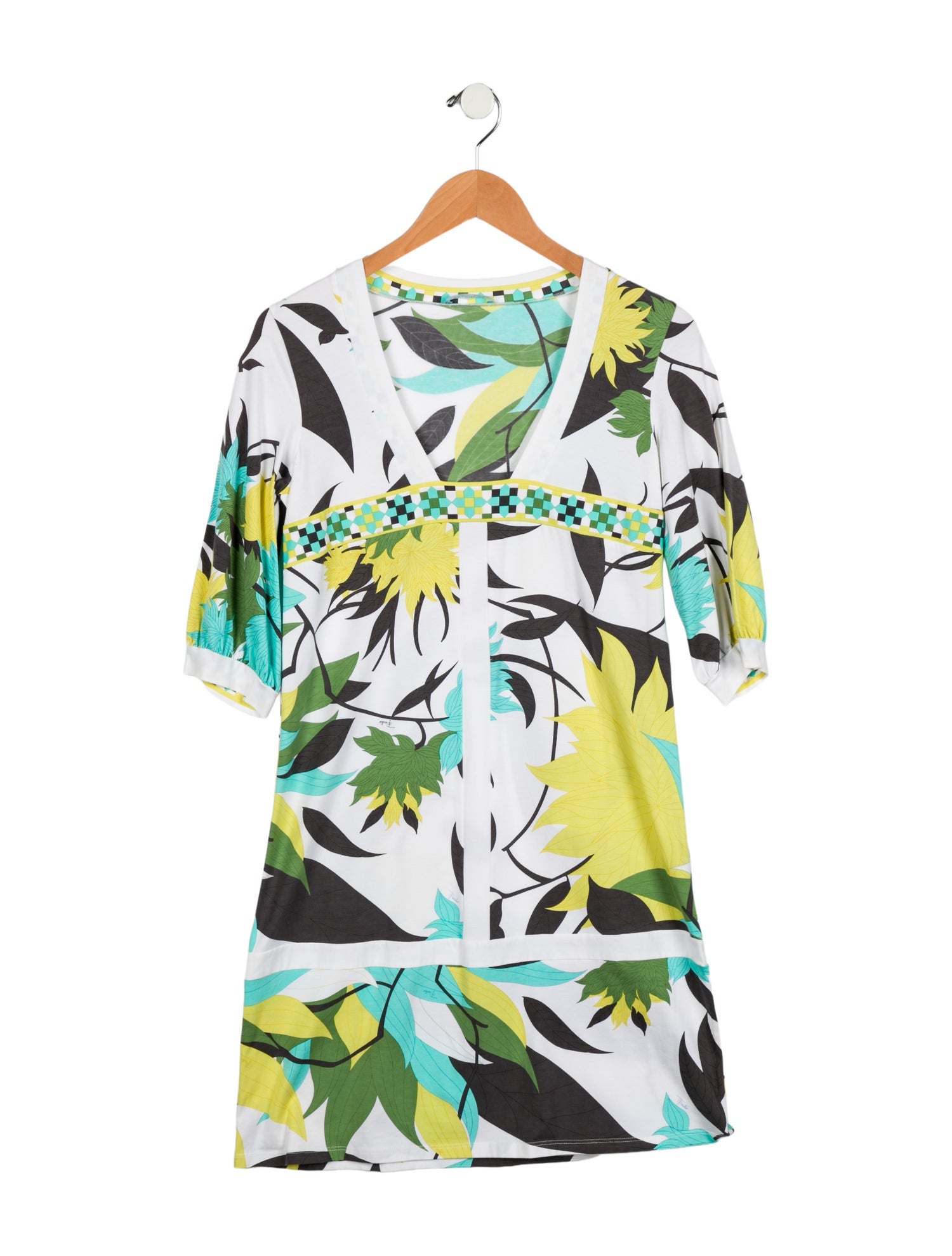 Emilio Pucci Girls' Printed Long Sleeve Dress