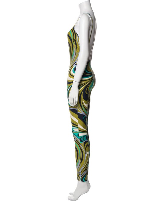 Emilio Pucci Printed Scoop Neck Jumpsuit