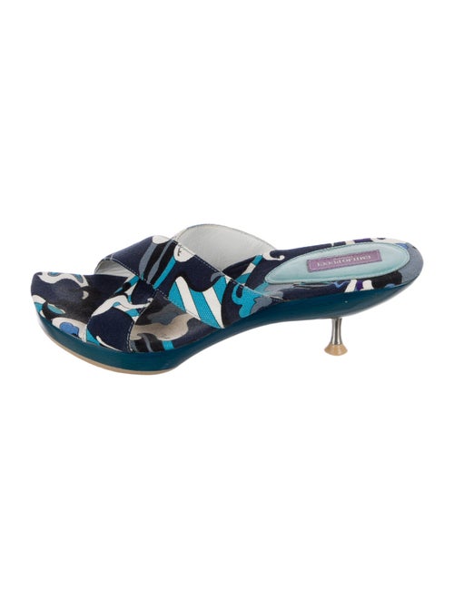 Emilio Pucci Canvas Printed Slides