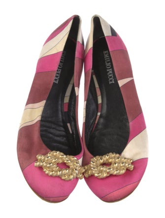 Emilio Pucci Printed Flats