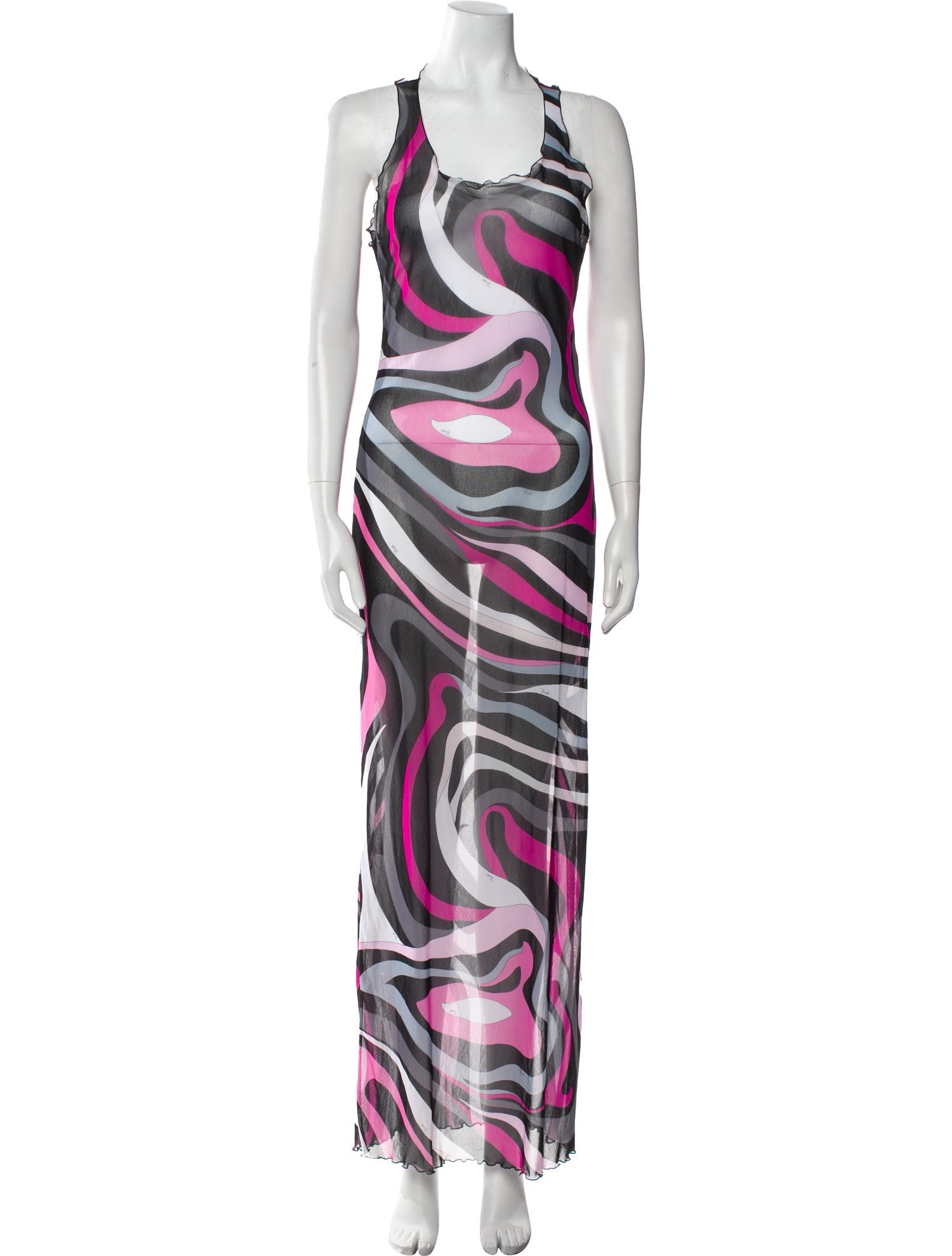 Emilio Pucci Printed Long Dress