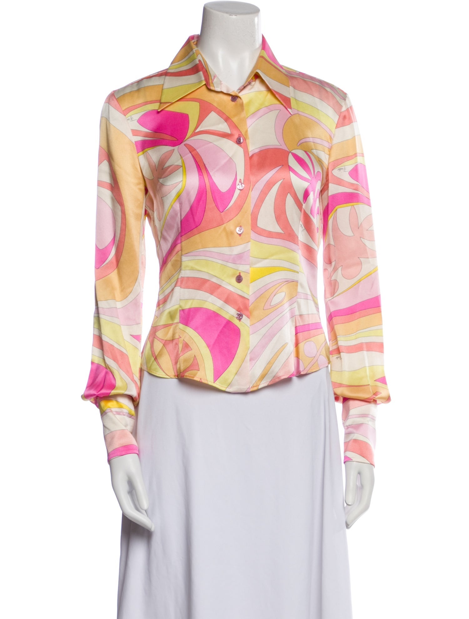 Emilio Pucci Vintage 2000's Button-Up Top