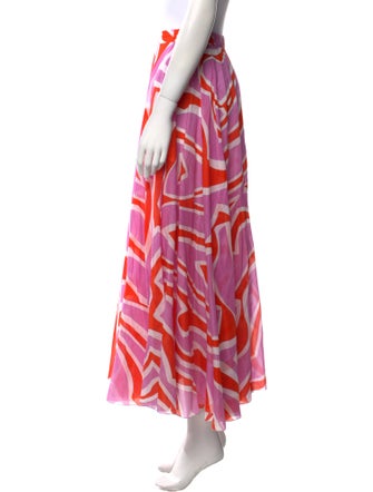 Emilio Pucci Printed Midi Length Skirt