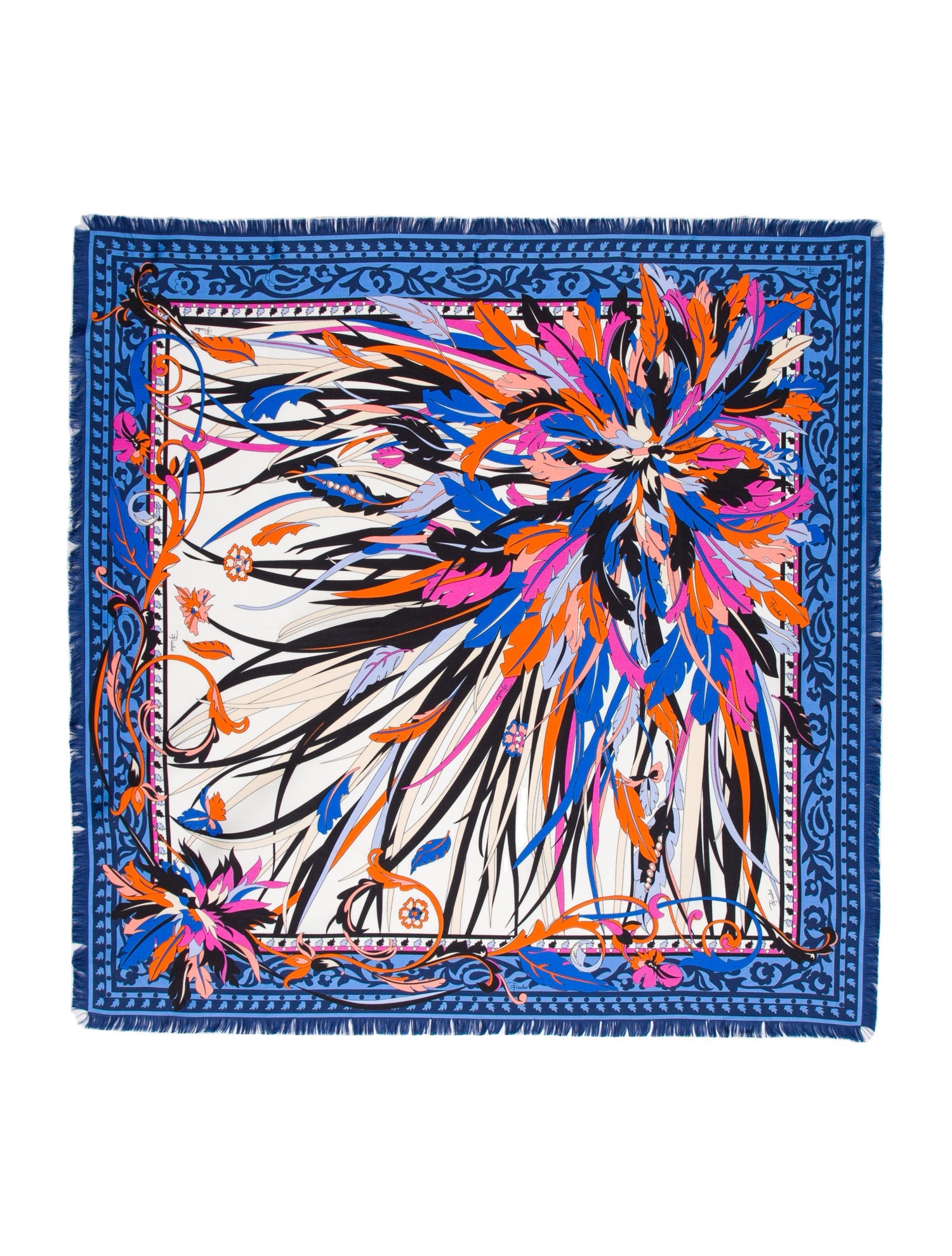 Emilio Pucci Silk Printed Scarf