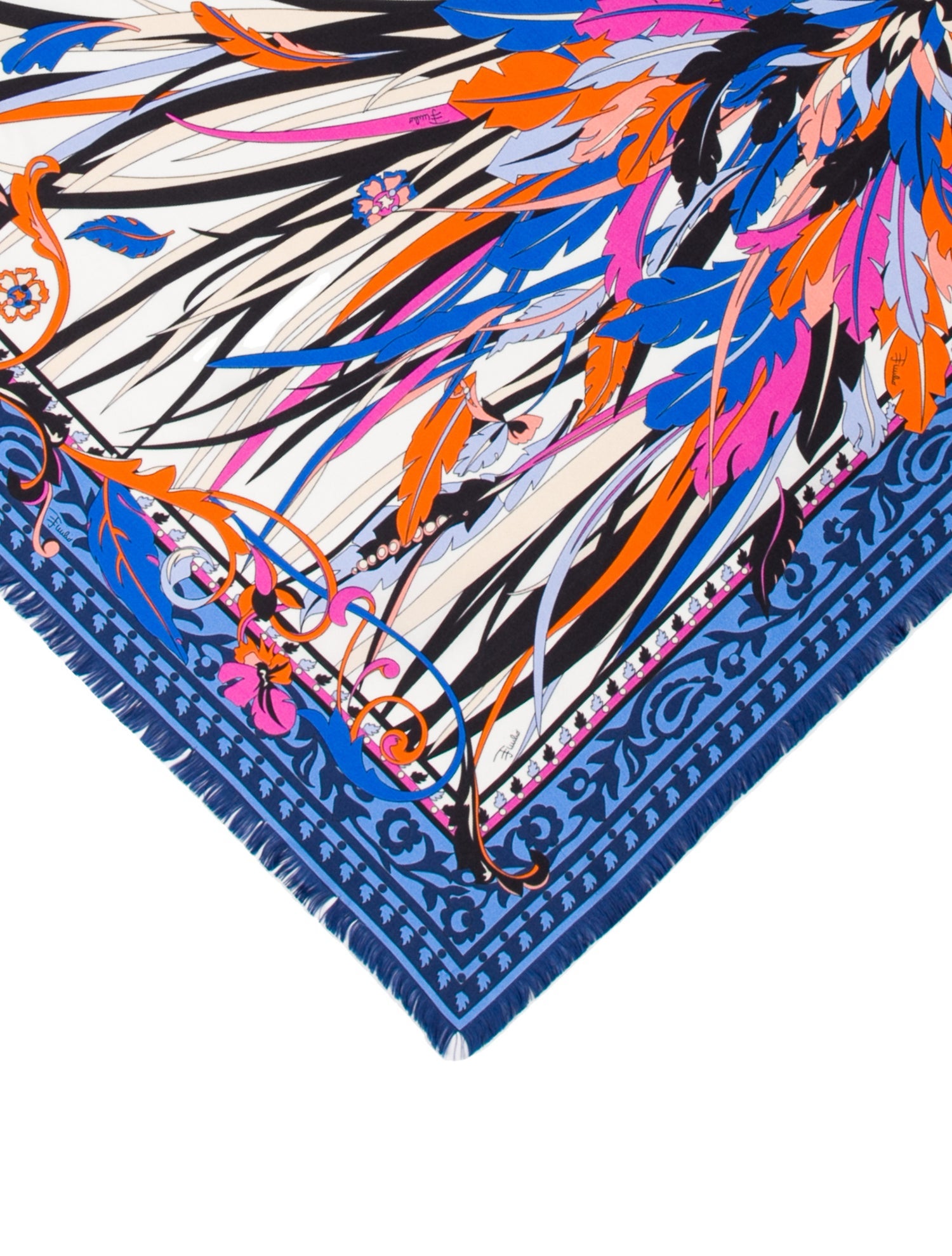 Emilio Pucci Silk Printed Scarf