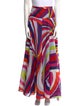 Emilio Pucci Striped Long Skirt