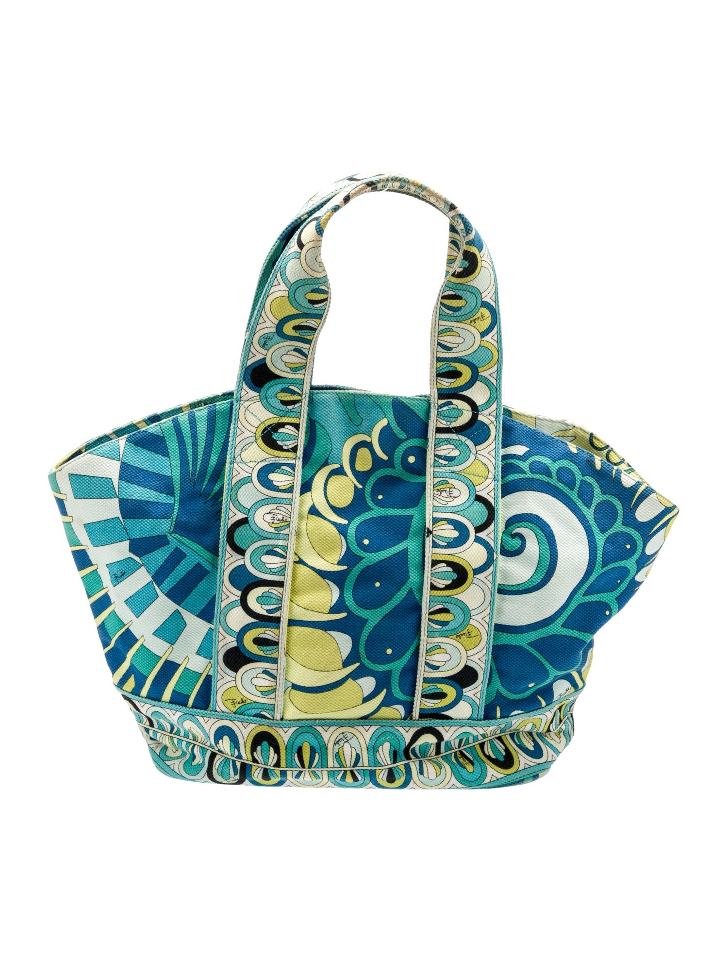 Emilio Pucci Canvas Tote