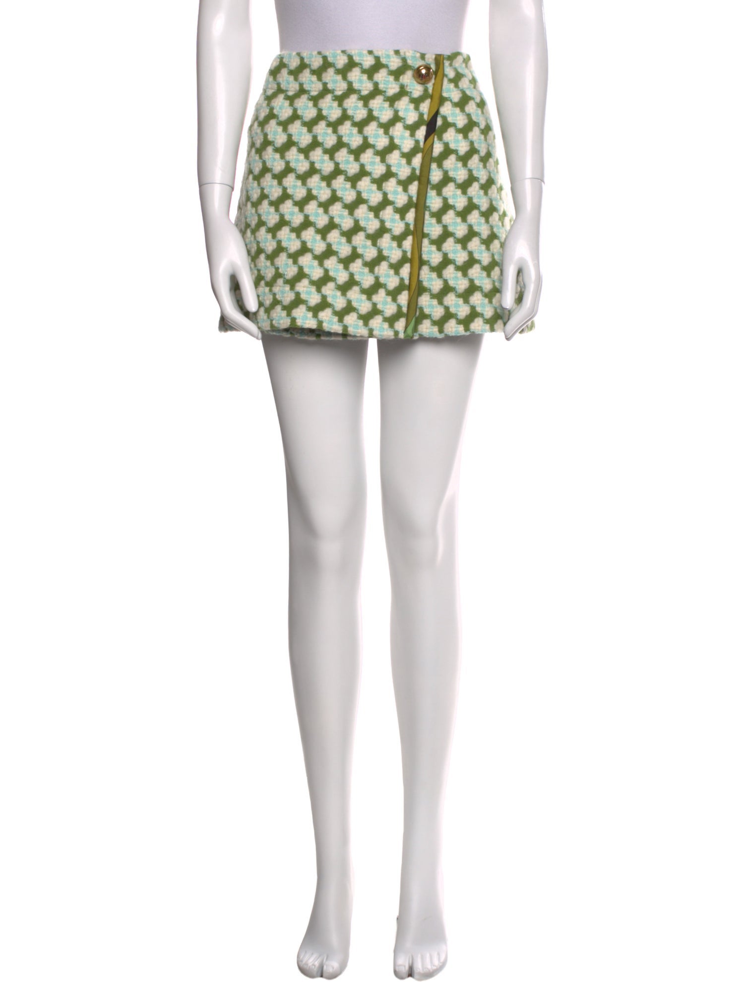 Emilio Pucci Wool Mini Skirt w/ Tags