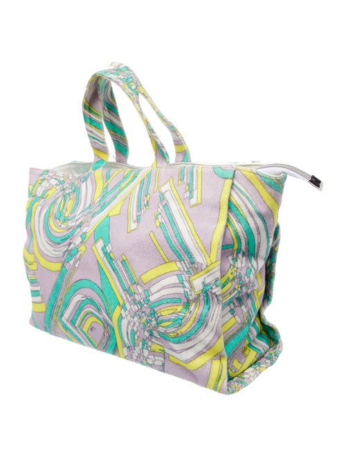 Emilio Pucci Terry Cloth Top Handle Bag