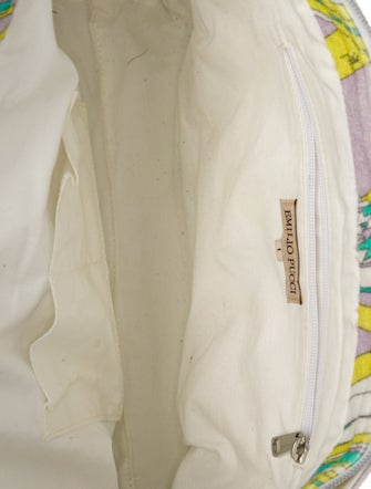 Emilio Pucci Terry Cloth Top Handle Bag