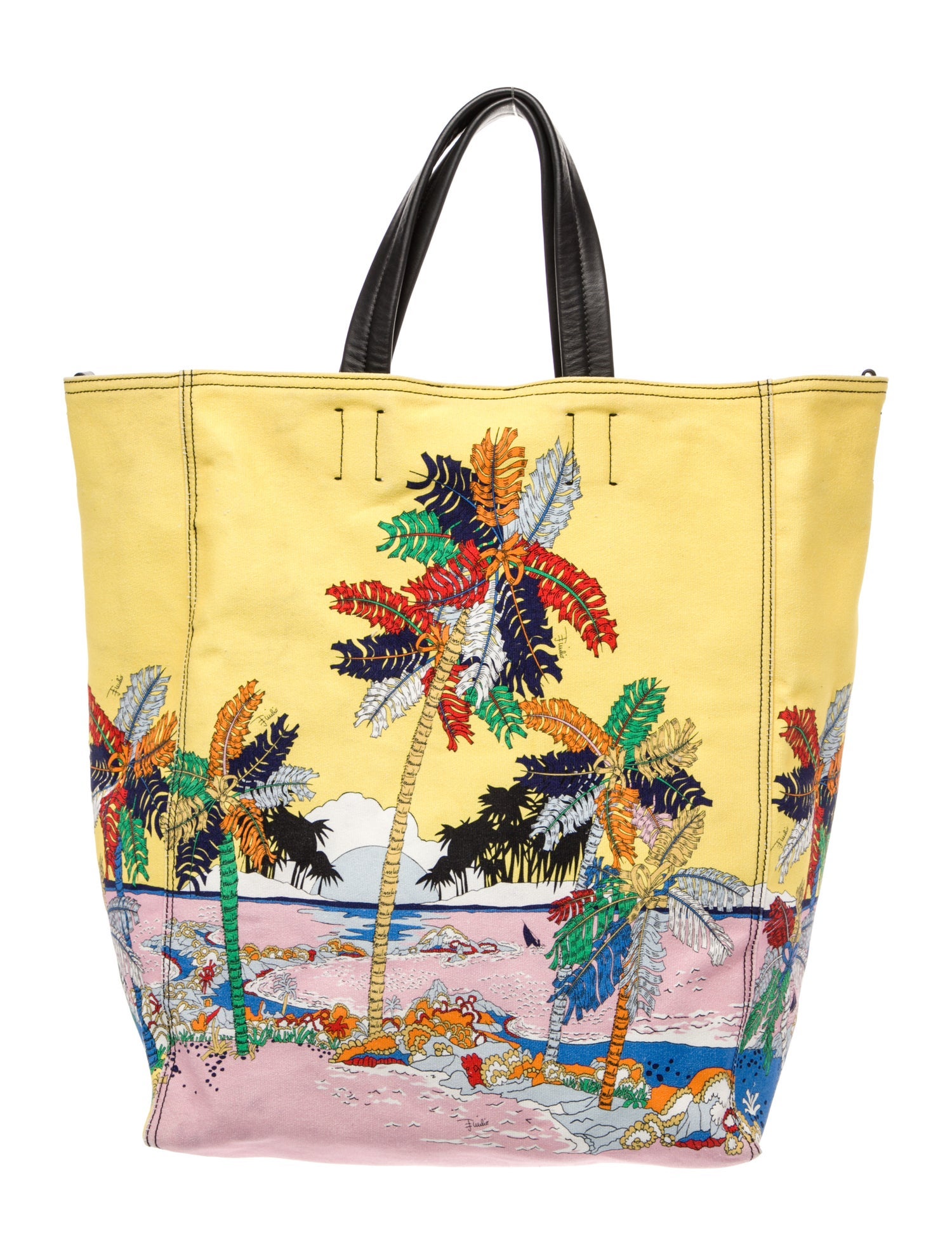 Emilio Pucci Canvas Tote