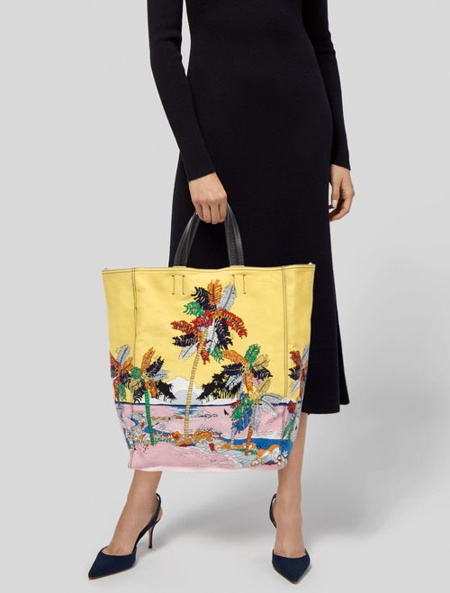 Emilio Pucci Canvas Tote