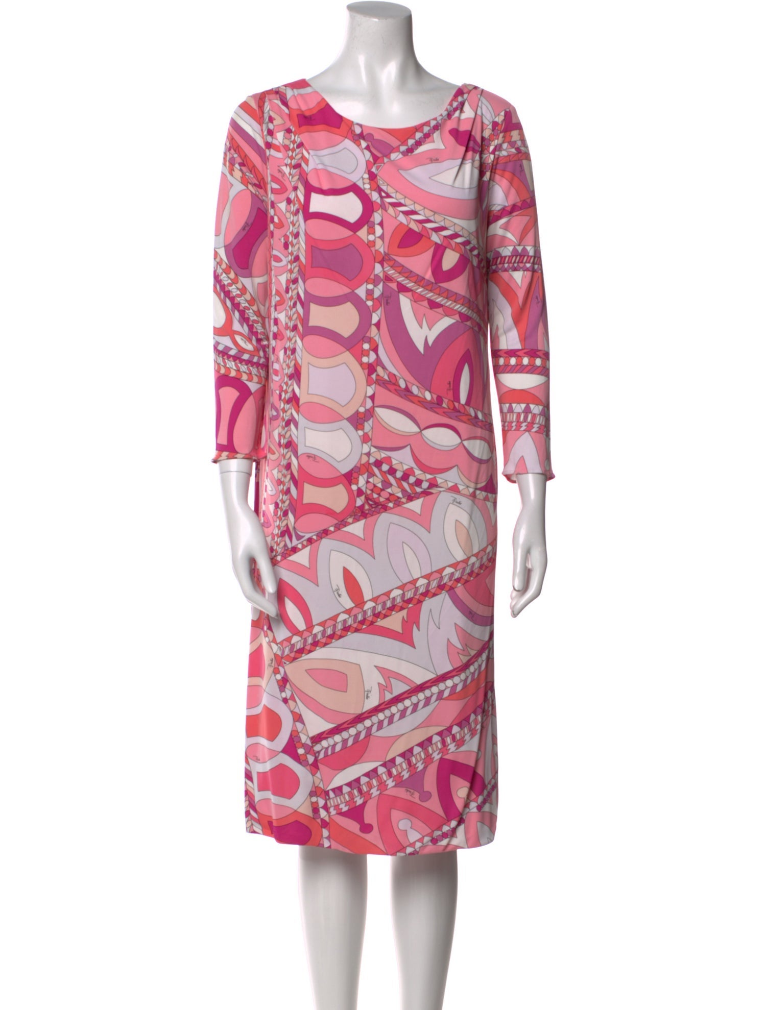 Emilio Pucci Printed Knee-Length Dress