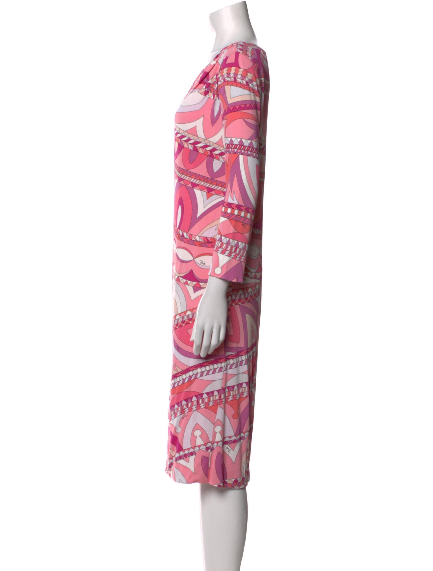 Emilio Pucci Printed Knee-Length Dress