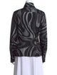 Emilio Pucci Silk Printed Button-Up Top