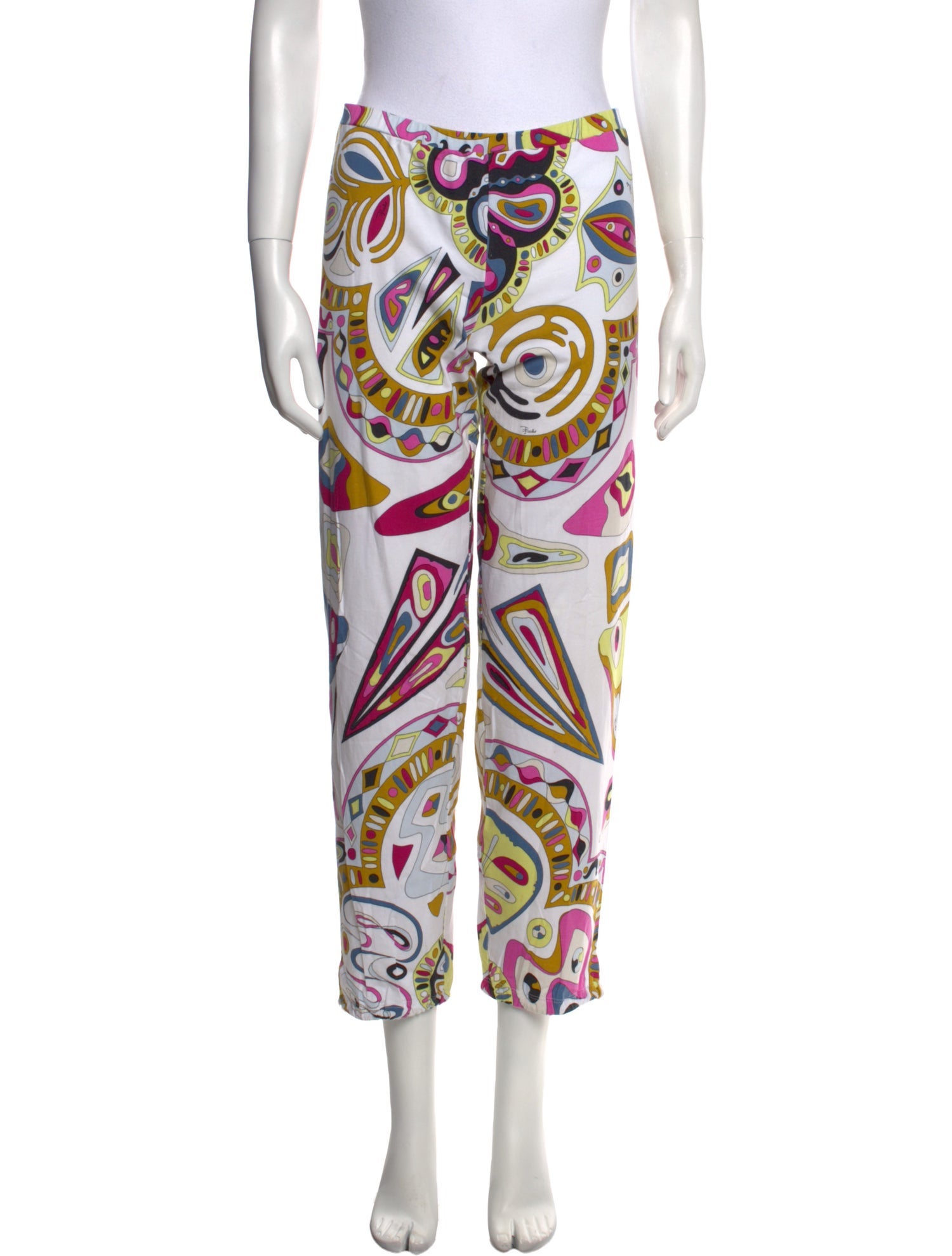 Emilio Pucci Vintage Straight Leg Pants