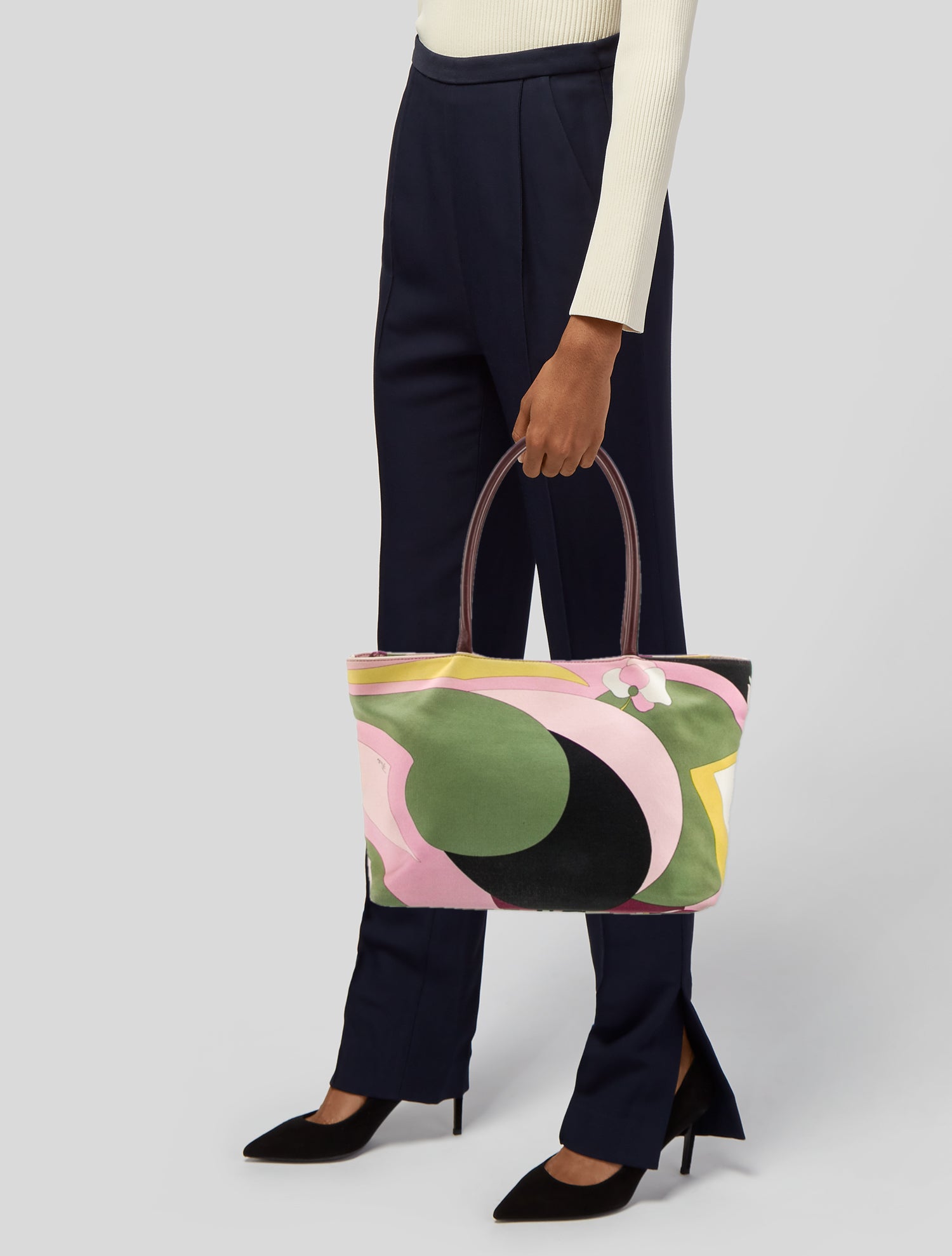 Emilio Pucci Canvas Tote