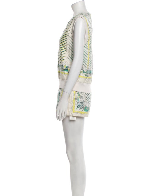 Emilio Pucci Silk Striped Short Set