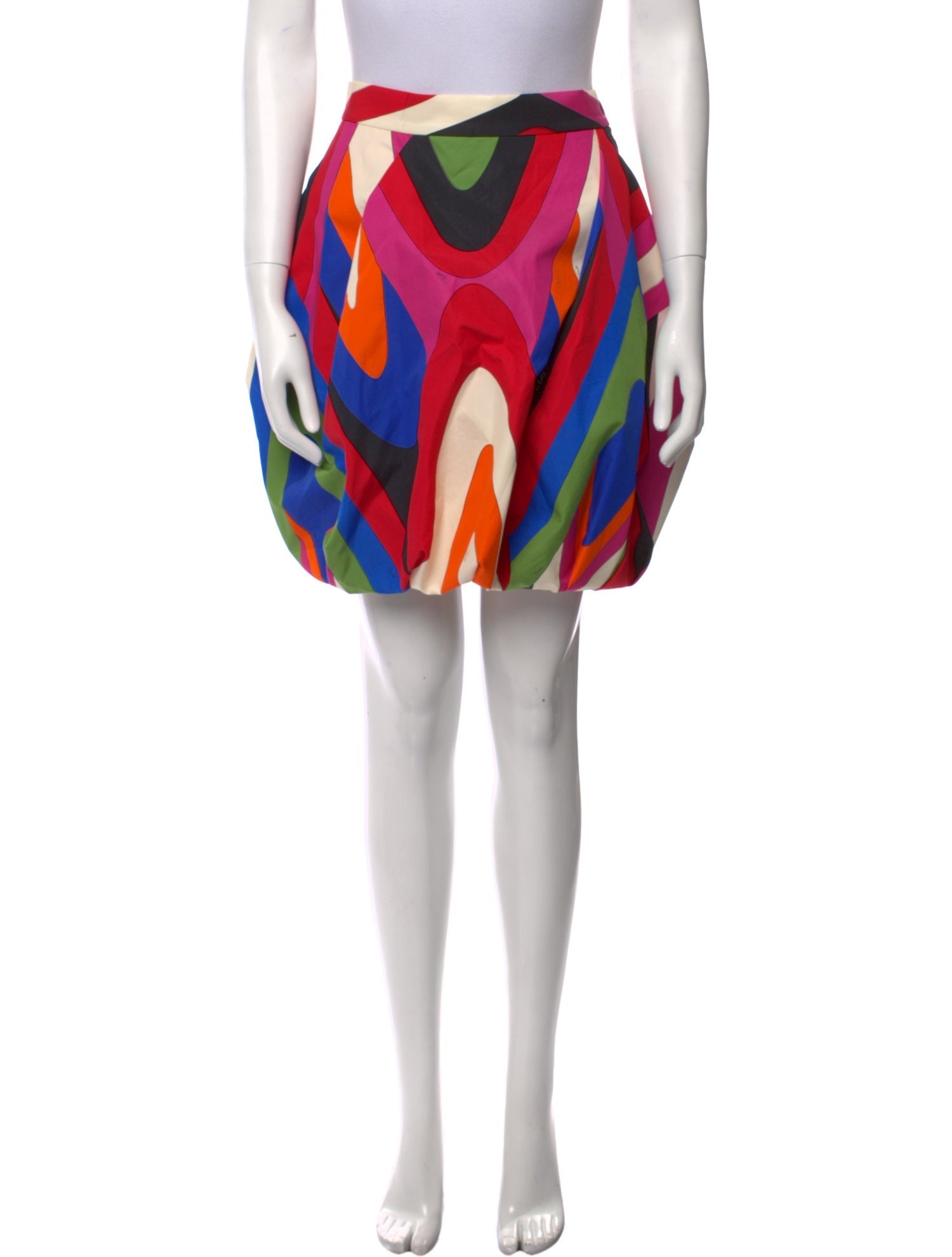 Emilio Pucci Printed Knee-Length Skirt w/ Tags