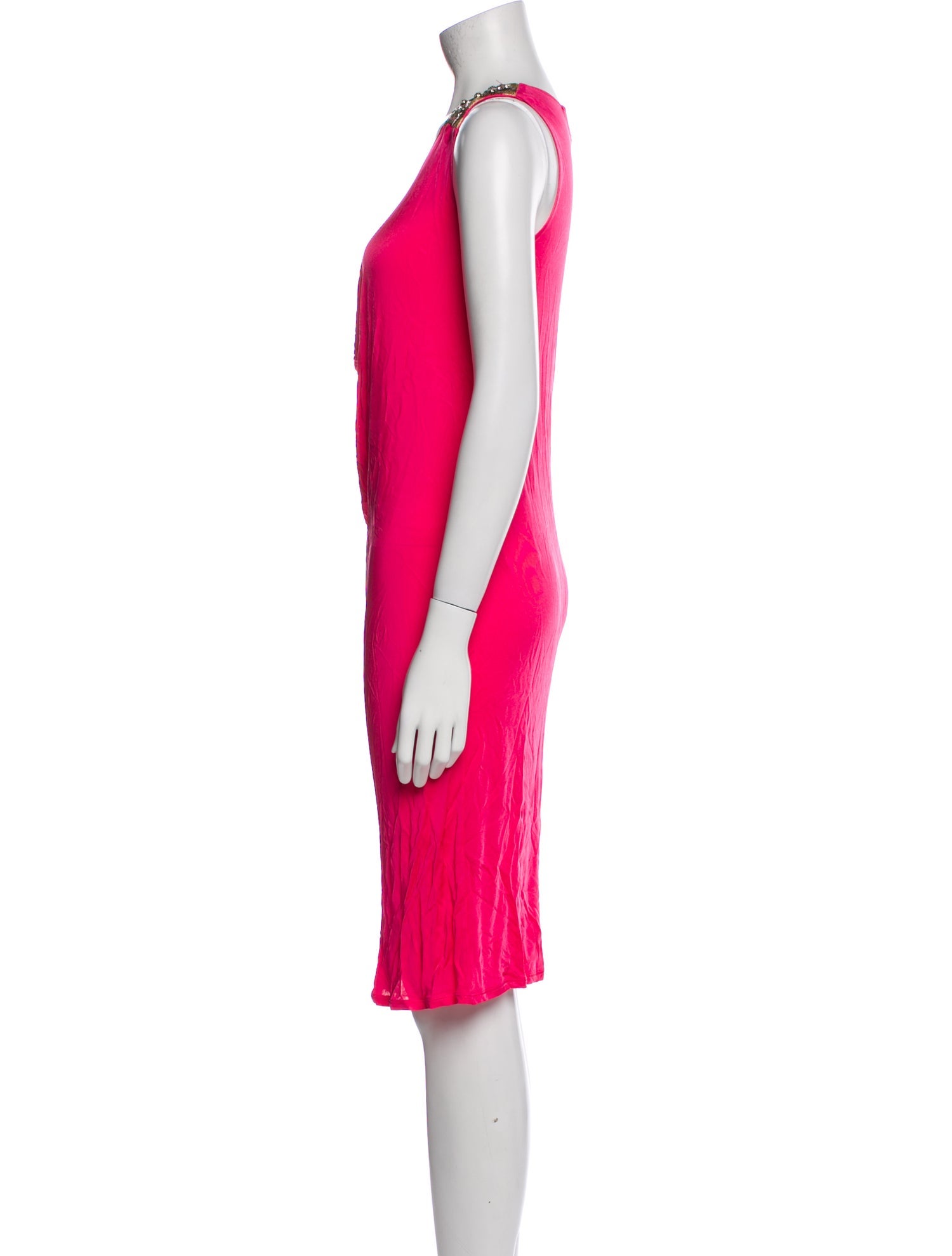 Emilio Pucci Scoop Neck Knee-Length Dress