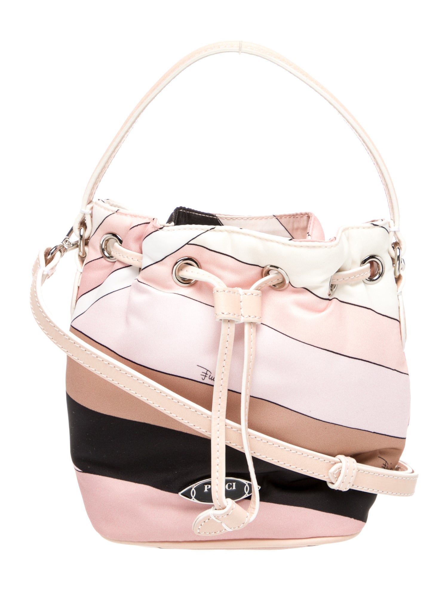 Emilio Pucci Nylon Top Handle Bag w/ Tags