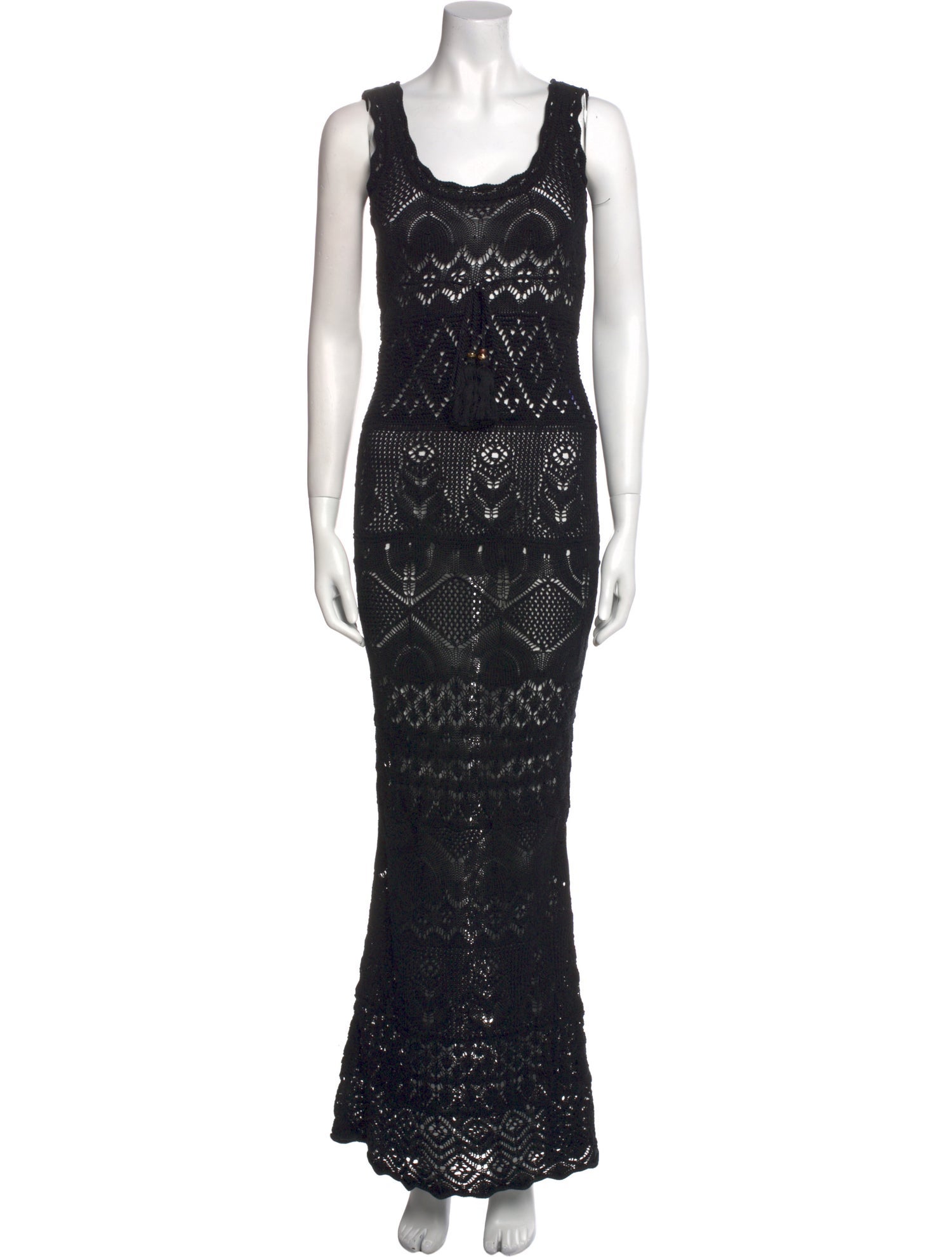 Emilio Pucci Lace Pattern Long Dress