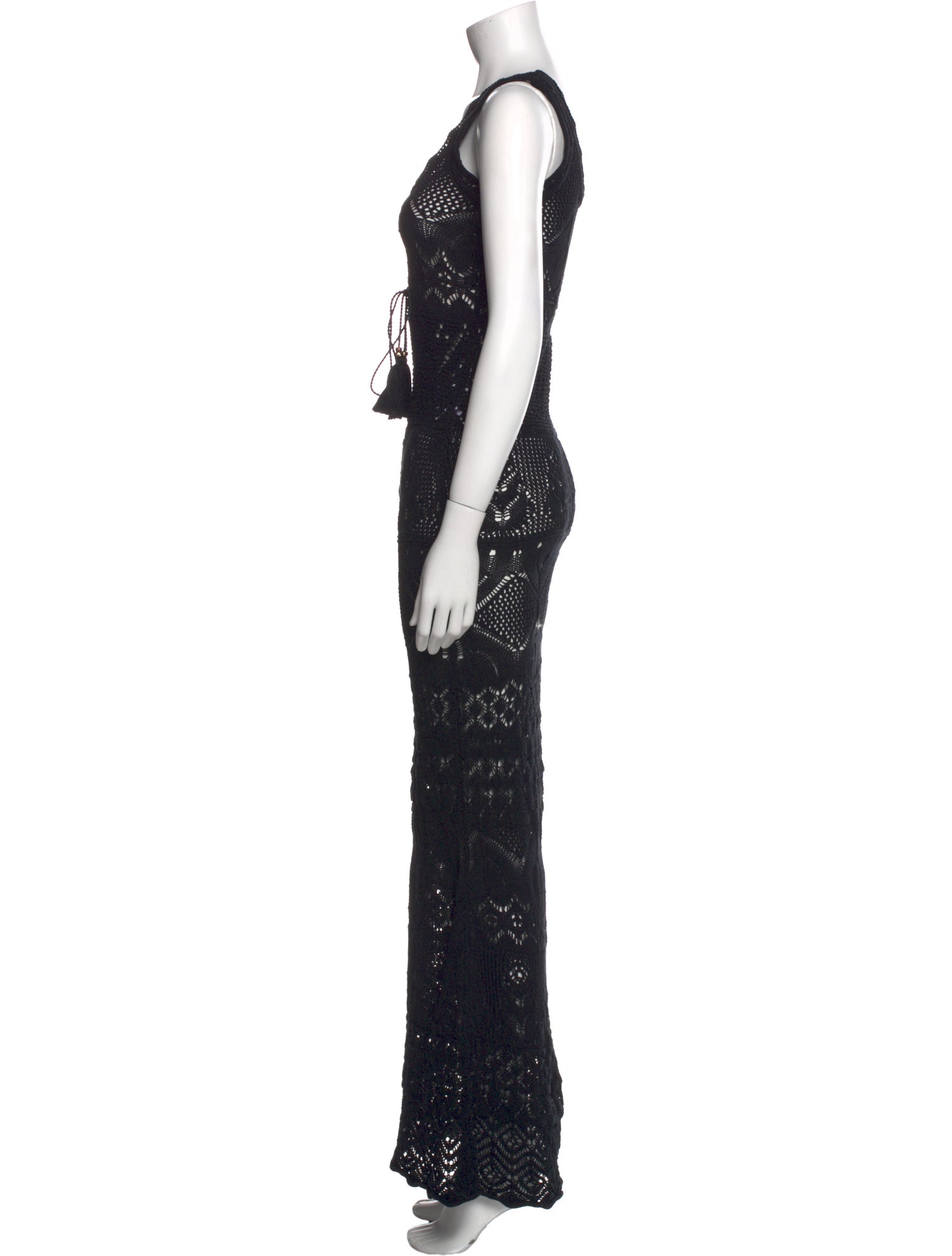 Emilio Pucci Lace Pattern Long Dress