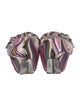 Emilio Pucci Satin Printed Ballet Flats