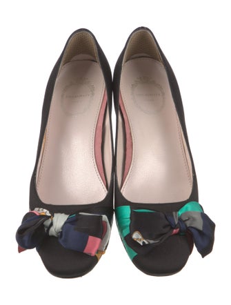 Emilio Pucci Suede Colorblock Pattern Flats