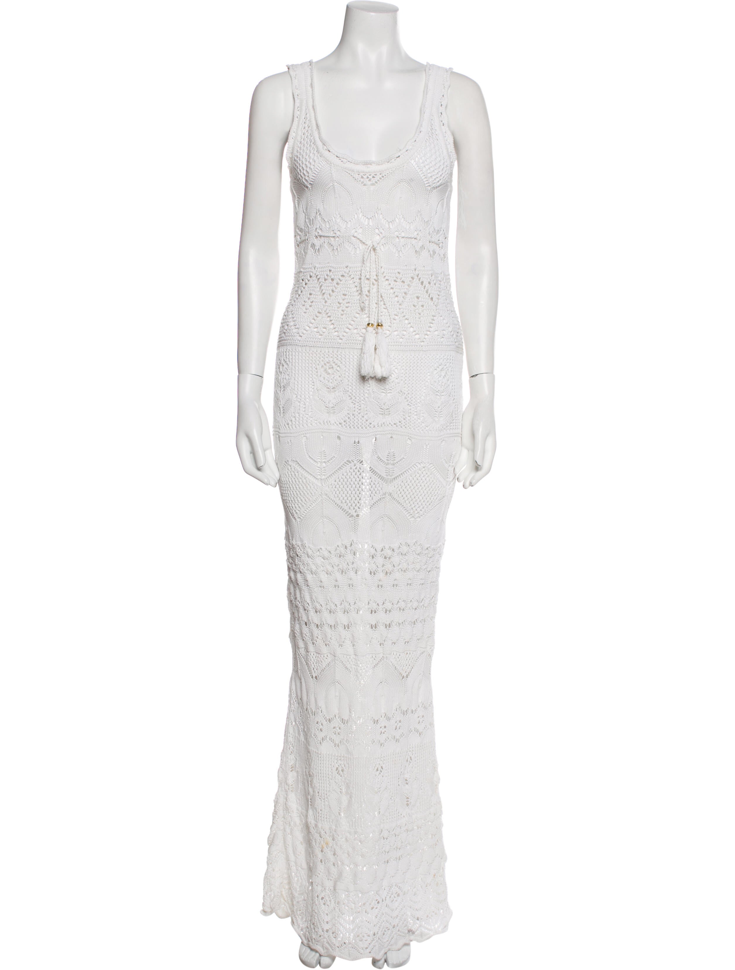 Emilio Pucci Lace Pattern Long Dress