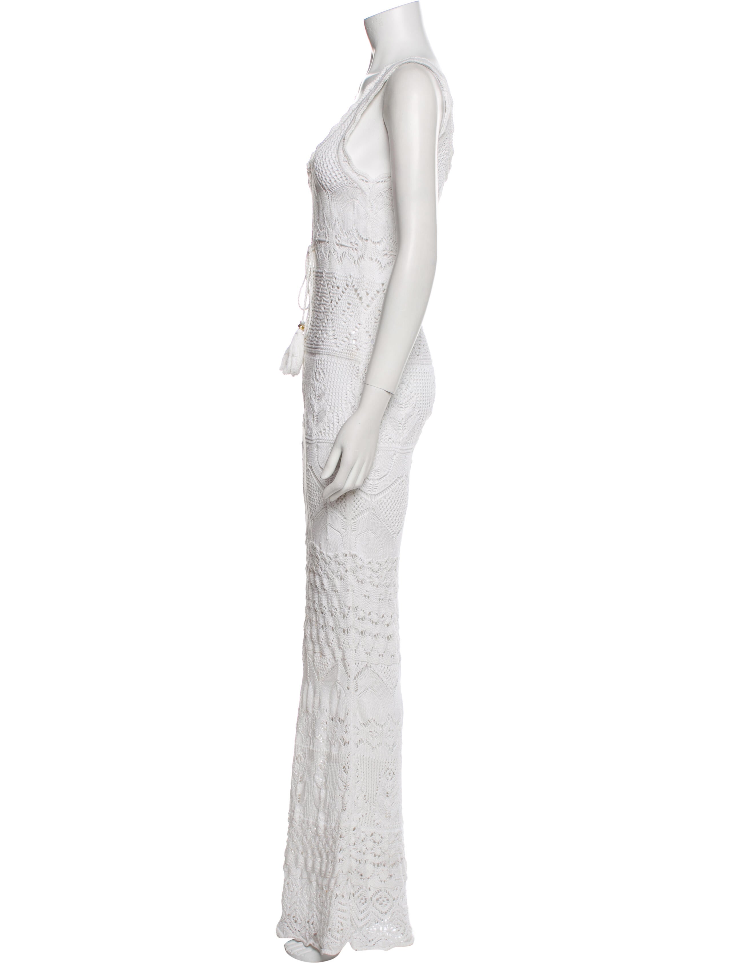 Emilio Pucci Lace Pattern Long Dress