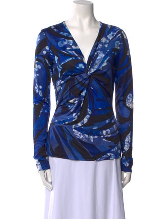 Emilio Pucci Silk Printed Blouse