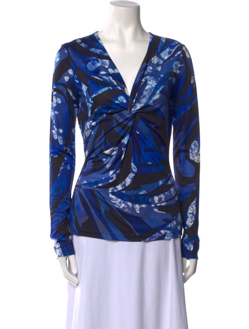 Emilio Pucci Silk Printed Blouse