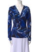 Emilio Pucci Silk Printed Blouse
