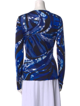 Emilio Pucci Silk Printed Blouse